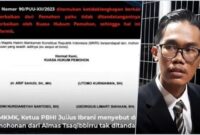 Gugatan Almas Tsaqibbirru Terbongkar Soal Usia Capres-Cawapres Tak Ditandatangani