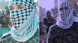 Juru bicara militer Brigade Al-Qassam, dan sayap militer kelompok bersenjata gerakan Hamas, Abu Ubaidah