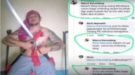 Marco Marewou Karundeng Tebar Ancaman, Target Berjilbab dan Berkopiah