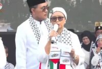 Menteri Luar Negeri Bacakan Puisi di Aksi Bela Palestina