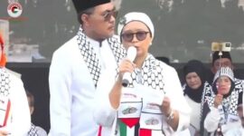 Menteri Luar Negeri Bacakan Puisi di Aksi Bela Palestina