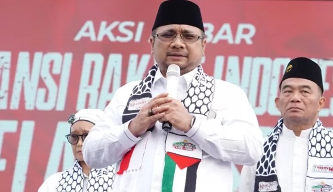 Menteri Agama Serukan Shalat Gaib untuk Palestina, Massa Aksi: Sudah Pak