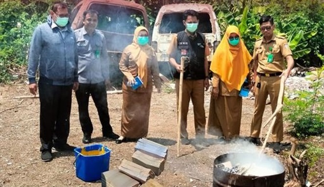 BPKAD Makassar Bakar Cetakan Sarana Administrasi di RSUD Daya