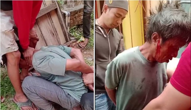 Tepergok Emak-emak, Pria ‘Penculik’ Anak di Gowa Dipermak Warga