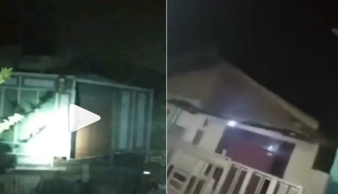 Gempar, Penampakan Poppo Teror Warga Gowa (Foto Kolase Tangkapan layar)