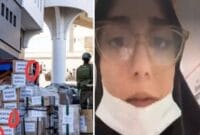 Propoganda Israel berupa bantuan dan perawat gadungan Yahudi di RS Shifa Gaza (Foto Kolase)