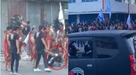 Heboh, Aksi Bela Palestina di Bitung Diserang Kelompok Perusuh (Foto Kolase)