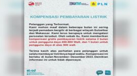 Viral, Pamflet Kompensasi Listrik Gratis Berseliweran di Medsos Makassar