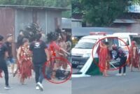 Netizen Serukan Tangkap Ormas Penindas Massa Bela Palestina di Bitung (Foto Kolase)