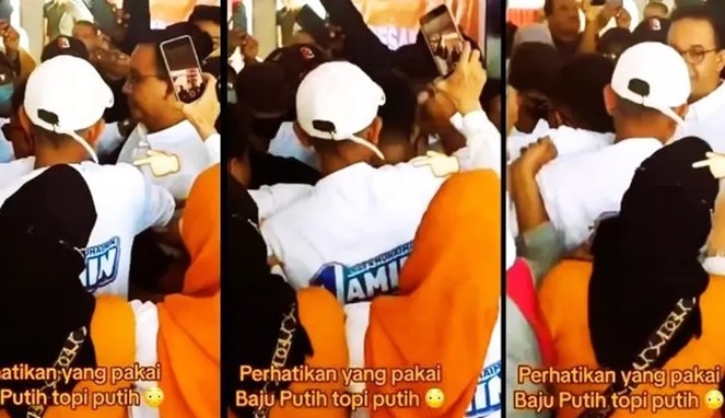 Wajah Capres 01 Kena Tampol Simpatisan, Respons Anies Tuai Pujian