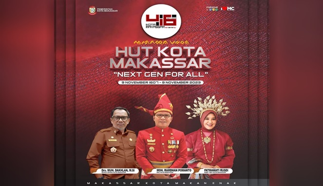 BPKAD Ucapkan Selamat Hari Jadi Kota Makassar ke-416 Tahun 2023
