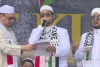 Habib Rizieq Minta TNI-Polri Tindak Tegas Pembela Israel di NKRI