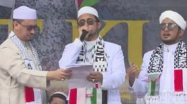 Habib Rizieq Minta TNI-Polri Tindak Tegas Pembela Israel di NKRI