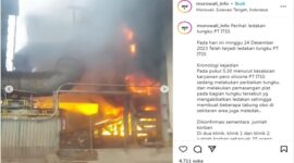 Tungku Smelter di Morowali Meledak, 13 Pekerja Tewas