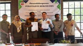 Kepala BPKAD Makassar Tandatangani Perjanjian Kerjasama Bank Sulselbar