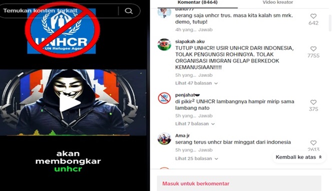 Netizen Sebut UNHCR Komunitas Penjajah Berkedok Kemanusiaan