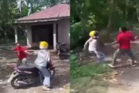 Heboh, Pria Ngamuk Bacok Wanita Penagih Utang