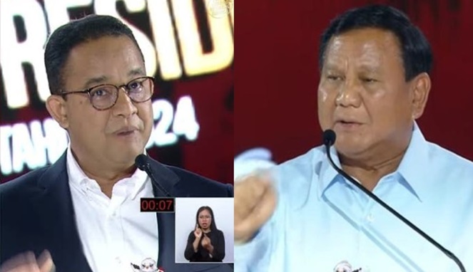 Memanas! Debat Capres Ketiga, Anies dan Prabowo Saling Serang