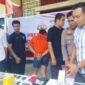 Pelaku yang baju oranye saat Press release 