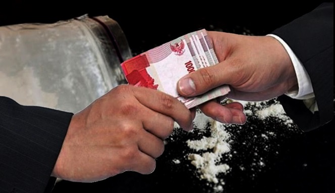 Foto Ilustrasi Bandar Narkoba 86 dengan Oknum petugas