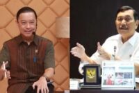 Tom Lembong dan Luhut Binsar Panjaitan (Foto Kolase)