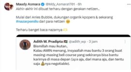 Ramai Netizen Bernazar, Anies Menang : Gaji Karyawan Naik hingga Umrah