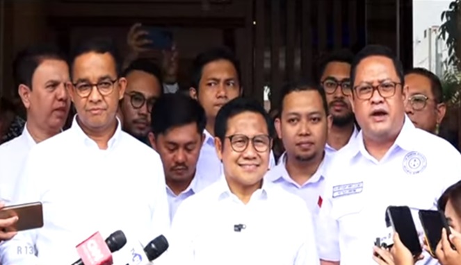 Konferensi Pers Anies-Muhaimin dan Tim Hukum Timnas AMIN