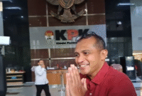 Mantan Wakil Menteri Hukum dan HAM Edward Omar Sharif Hiariej 