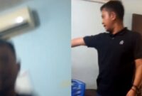 Tangkapan Layar video Penyidik Polsek Tallo Bar-bar ke Wartawan Online di Makassar