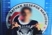 Seorang warga asal Provinsi Sulawesi Tengah yang diamankan oleh Satuan Narkoba Polresta Gorontalo Kota atas kepemilikan paket sabu