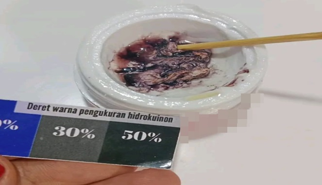 Uji dan Cek isi Kandungan bahan kosmetik