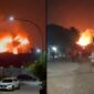 Tangkapan Layar Video Gudang Peluru Milik Kodam Jaya Terbakar
