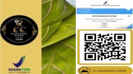 Produk CC Handbody Super Gunakan Logo BPOM Palsu
