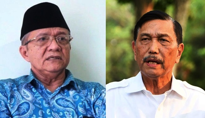 Waketum MUI Anwar Abbas dan Luhut Binsar Pandjaitan