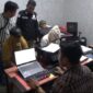 Pelaku saat diperiksa di Polres Gowa