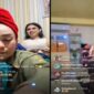 Tangkapan layar video live facebook Owner Kosmetik AF Cream dan kawan-kawan
