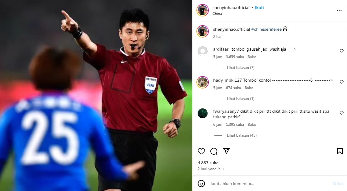 Potret Wasit Shen Yinhao