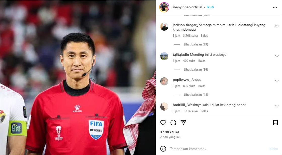 Potret Wasit Shen Yinhao