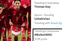 Gegara Aturan Nobar Timnas U-23, Tagar Boikot MNC Ramai di Medsos