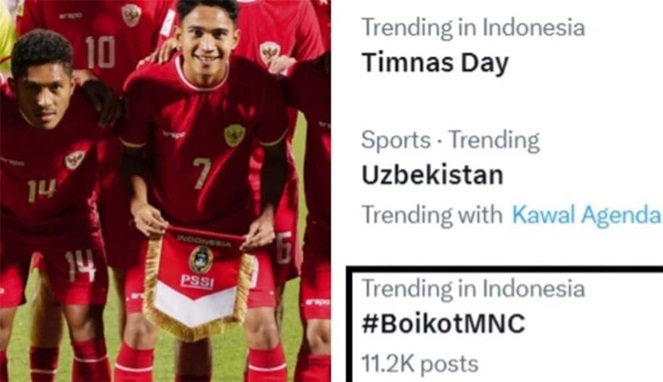 Gegara Aturan Nobar Timnas U-23, Tagar Boikot MNC Ramai di Medsos