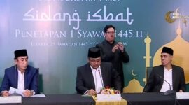 Pemerintah Tetapkan Hari Raya Idul Fitri Jatuh Pada 10 April 2024