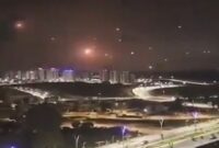 Iran Bombardir Israel dengan Puluhan Rudal dan Drone/X Twitter