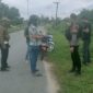 Polisi melakukan olah TKP wanita tewas dibegal di Kendari