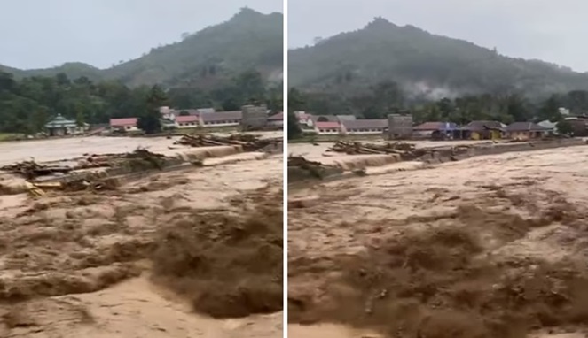 Banjir Bandang Landa Kabupaten Luwu, Sulawesi Selatan
