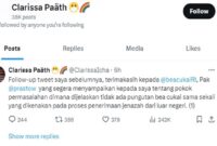 Akun X ClarissaIcha Beri Klarifikasi dan Minta Maaf Usai Bea Cukai Dibikin Gaduh