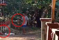 Tangkapan layar video, suami Mutilasi Istri di Ciamis