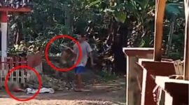 Tangkapan layar video, suami Mutilasi Istri di Ciamis