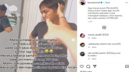 Tangkapan Layar Video Viral Owner Skincare Fenny Frans di Akun Instagram miliknya