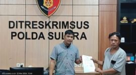 Perwakilan Warga Desa Marombo Pantai Laporkan Kades di Langgikima, Konawe Utara (Foto Istimewa)