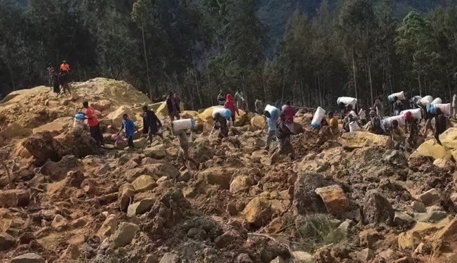 Papua Nugini Dilanda Bencana Longsor Dahsyat (Foto Istimewa)